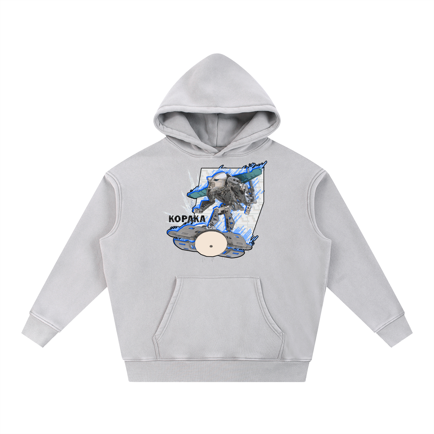 Kopaka Adaptive Distress Washed Hoodie - Skybirdmakes
