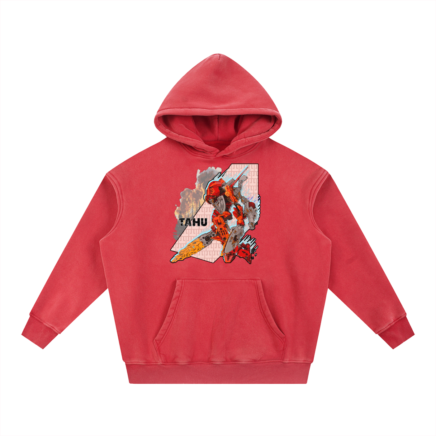 Tahu Adaptive Distress Washed Hoodie - Skybirdmakes
