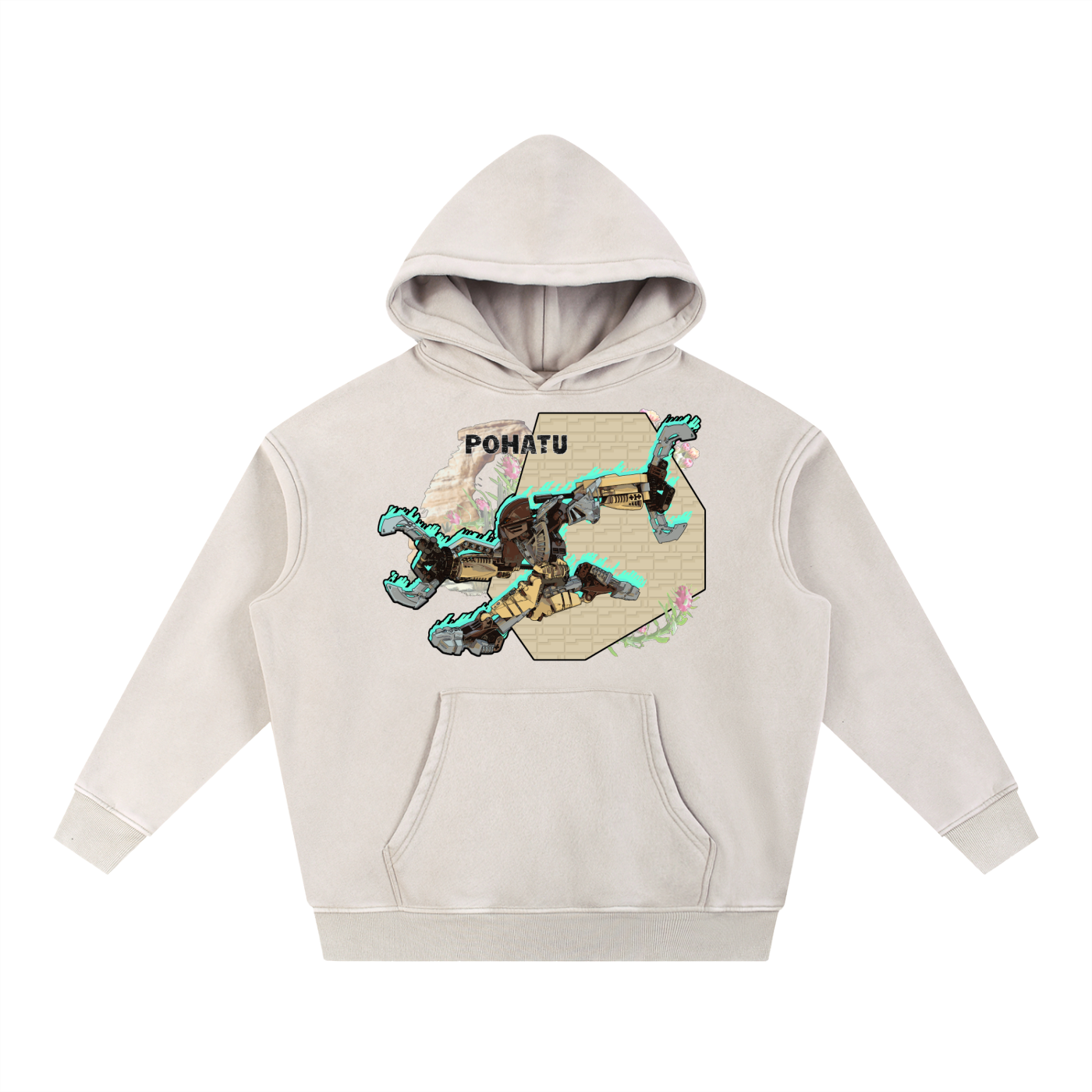 Pohatu Adaptive Distress Washed Hoodie - Skybirdmakes