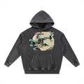 Pohatu Adaptive Distress Washed Hoodie - Skybirdmakes