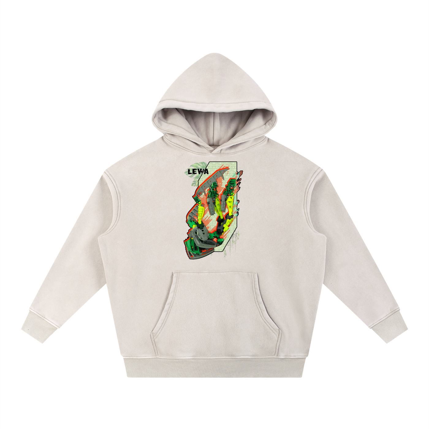 Lewa Adaptive Distress Washed Hoodie - Skybirdmakes