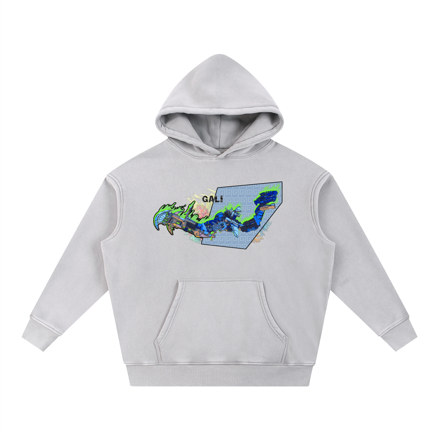 Gali Adaptive Distress Washed Hoodie - Skybirdmakes