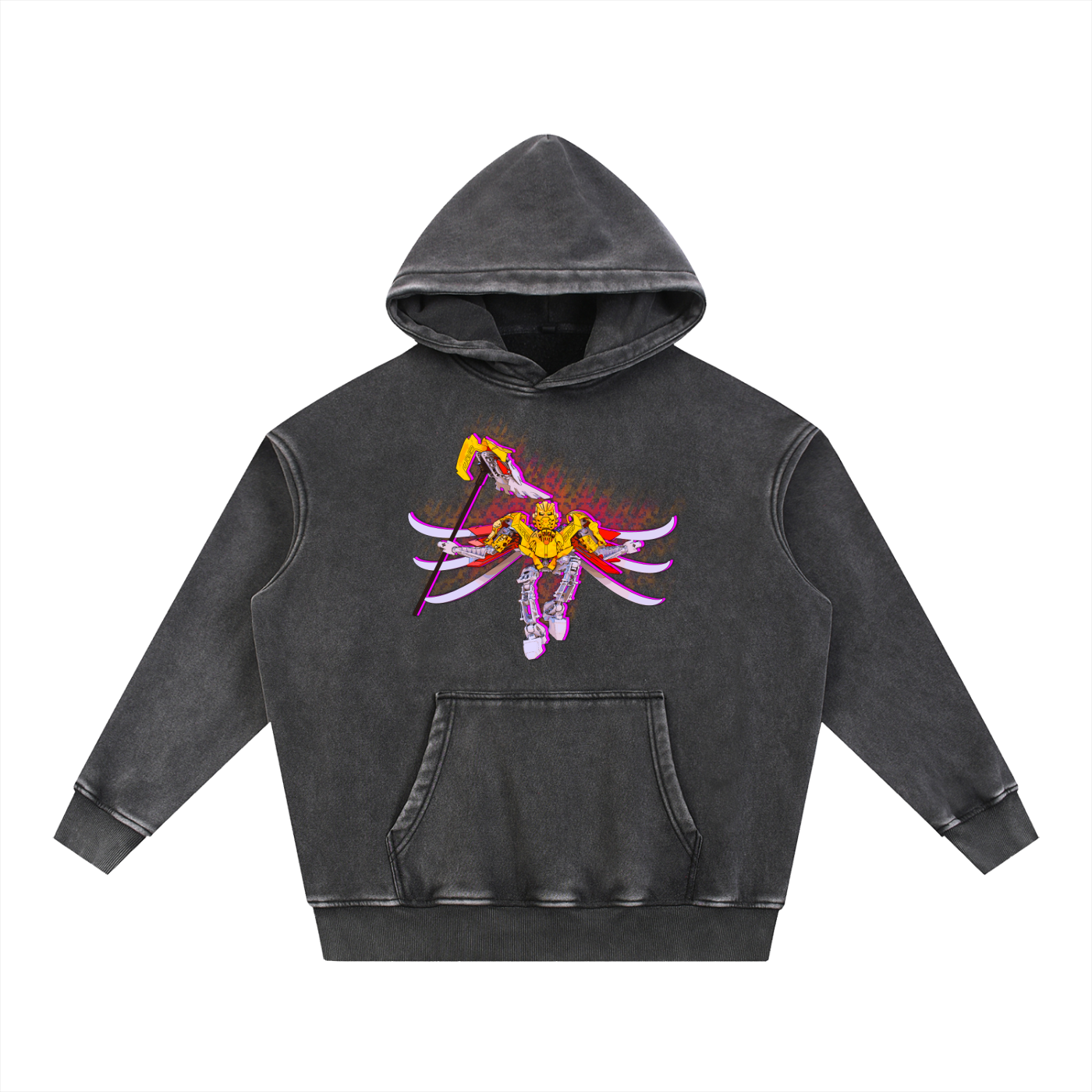 Takanuva Adaptive Distress Washed Hoodie